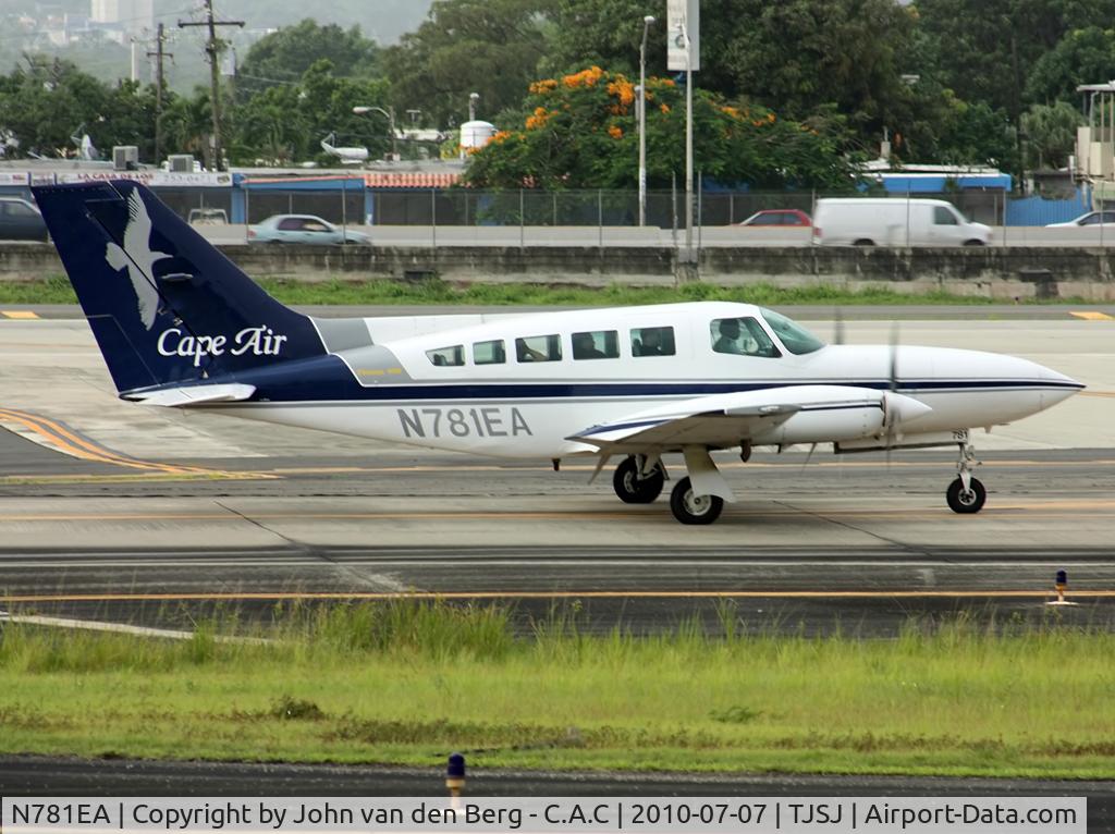 N781EA, 1980 Cessna 402C C/N 402C0310, Cape Air   Cessna 402C  N781EA (402C0310) @ TJSJ / SJU
