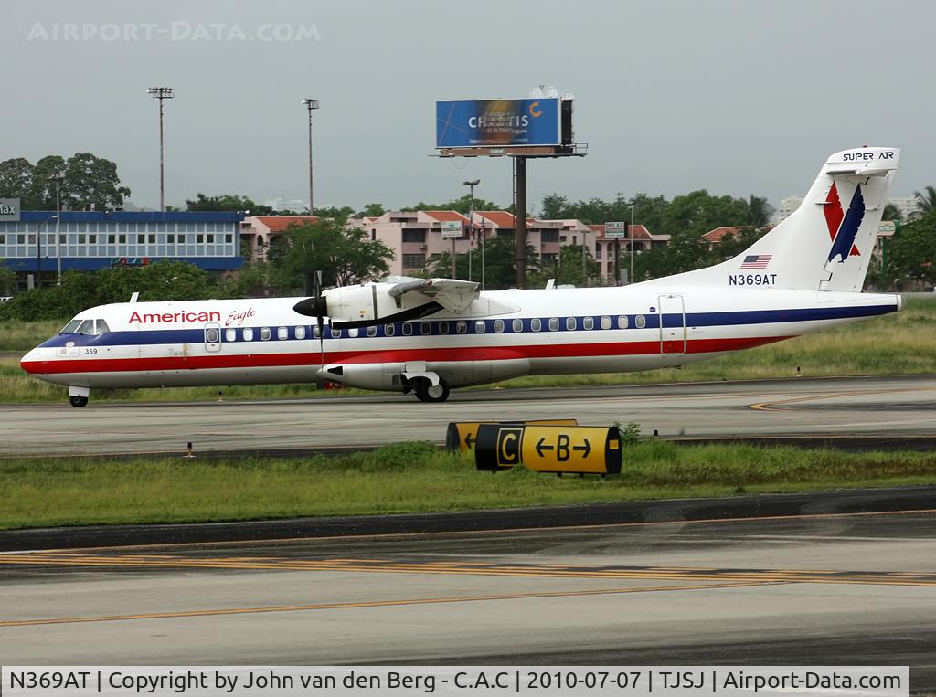 N369AT, 1993 ATR 72-212 C/N 369, American Eagle ATR 72-212 (369) N369AT @ TJSJ / SJU