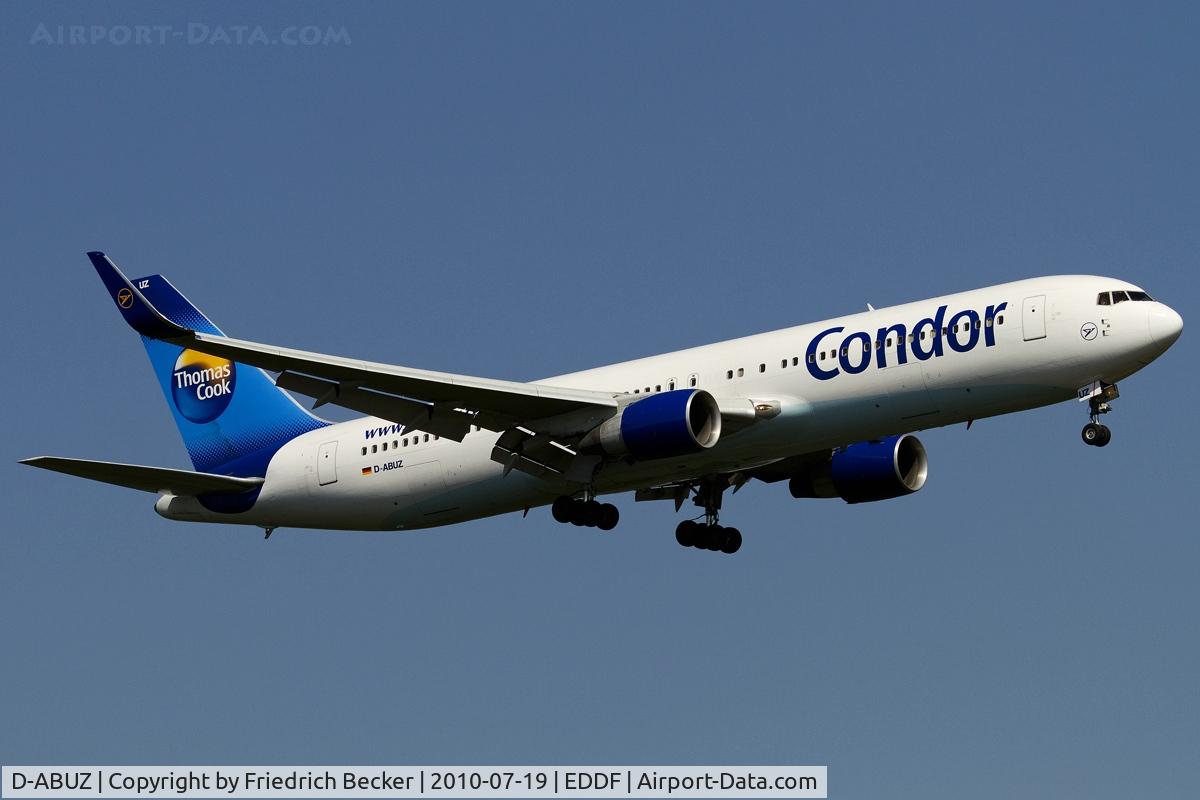 D-ABUZ, 1991 Boeing 767-330/ER C/N 25209, on final RW07R