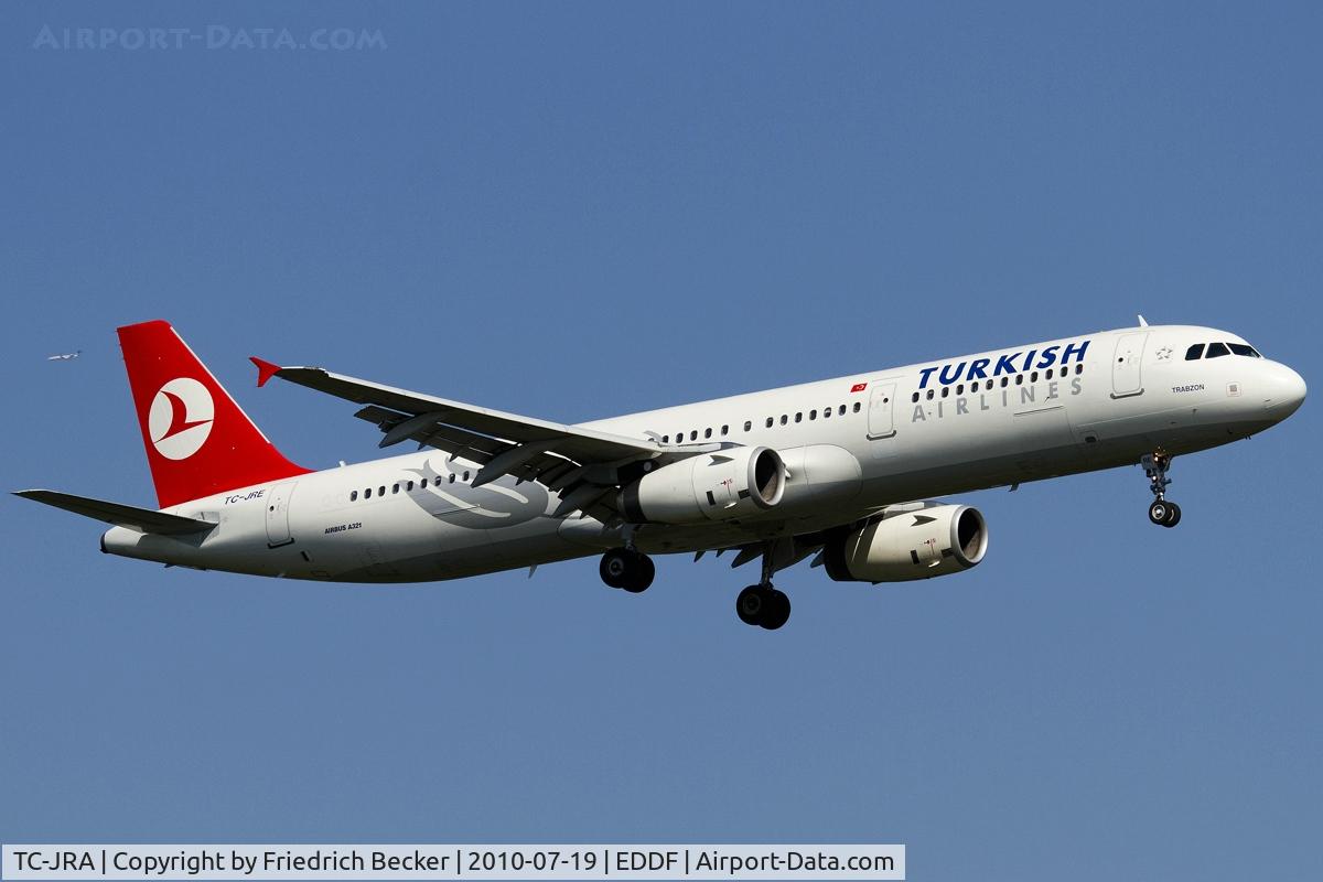 TC-JRA, 2006 Airbus A321-231 C/N 2823, on final RW07R