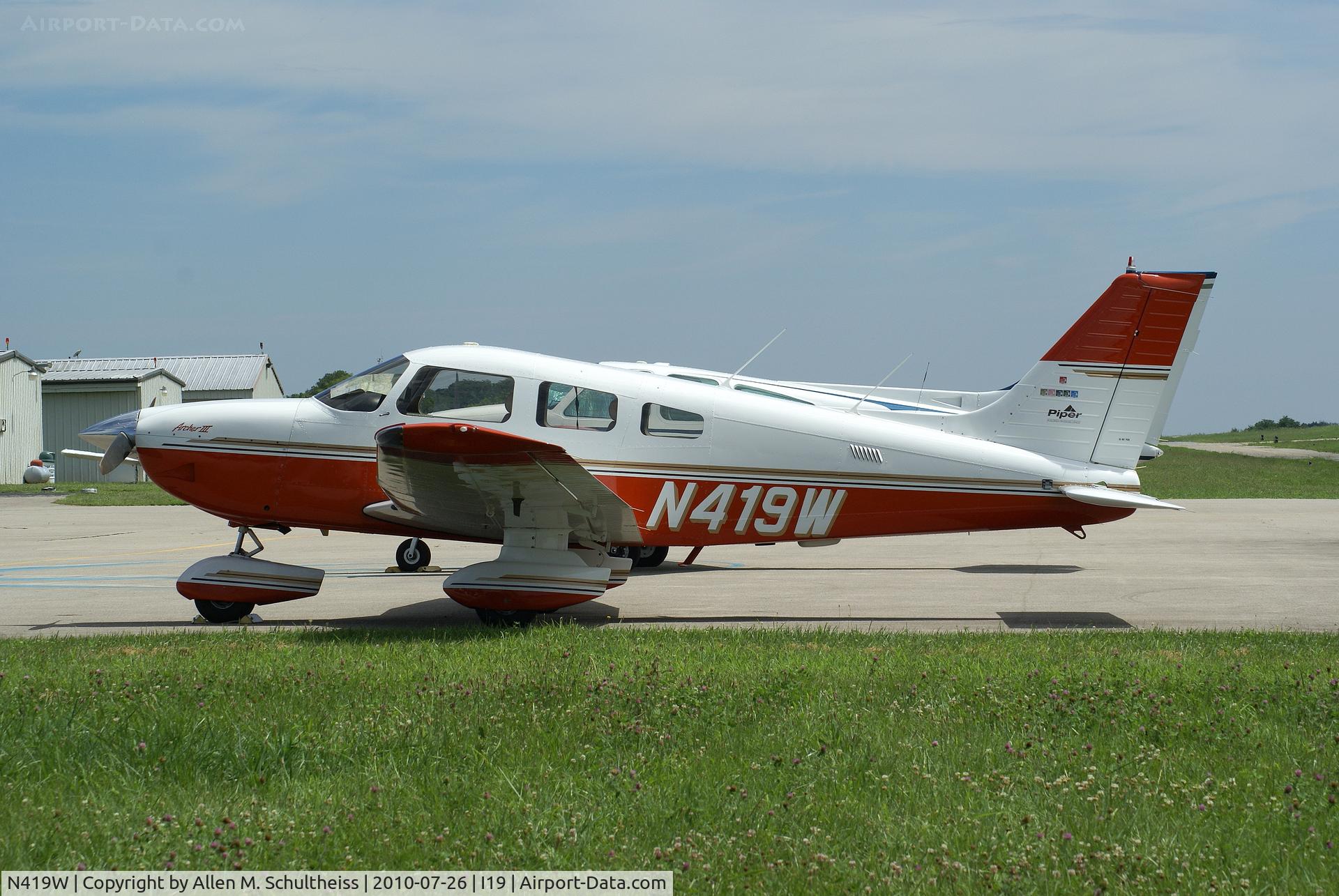 N419W, 1995 Piper PA-28-181 C/N 2843001, 1995 Piper PA-28-181