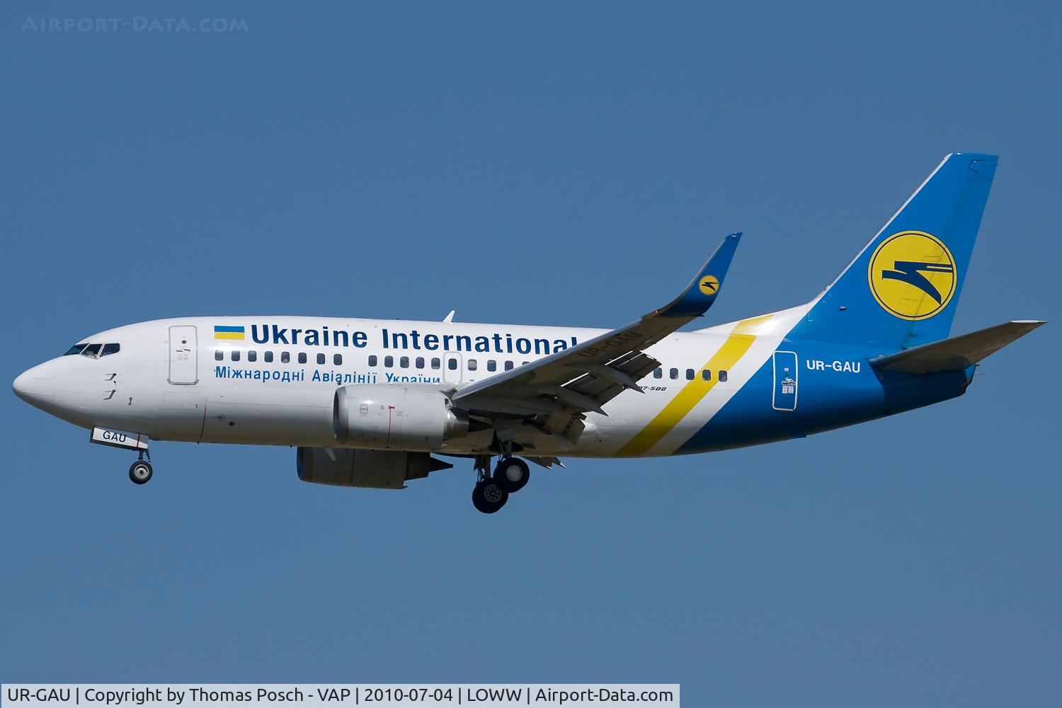 UR-GAU, 1992 Boeing 737-5Y0 C/N 25182, Ukraine International Airlines