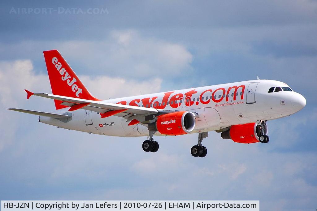HB-JZN, 2005 Airbus A319-111 C/N 2387, EasyJet
