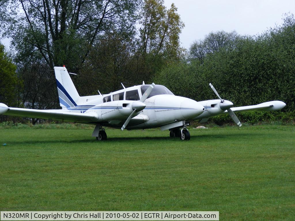 N320MR, 1969 Piper PA-30-160 C Twin Comanche C/N 30-1917, Having languished at Elstree without any markings for several years, it now has its reg number reapplied
