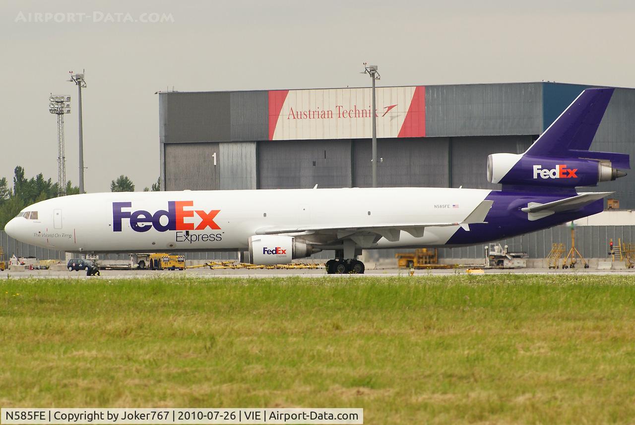 N585FE, 1992 McDonnell Douglas MD-11F C/N 48481, FedEx