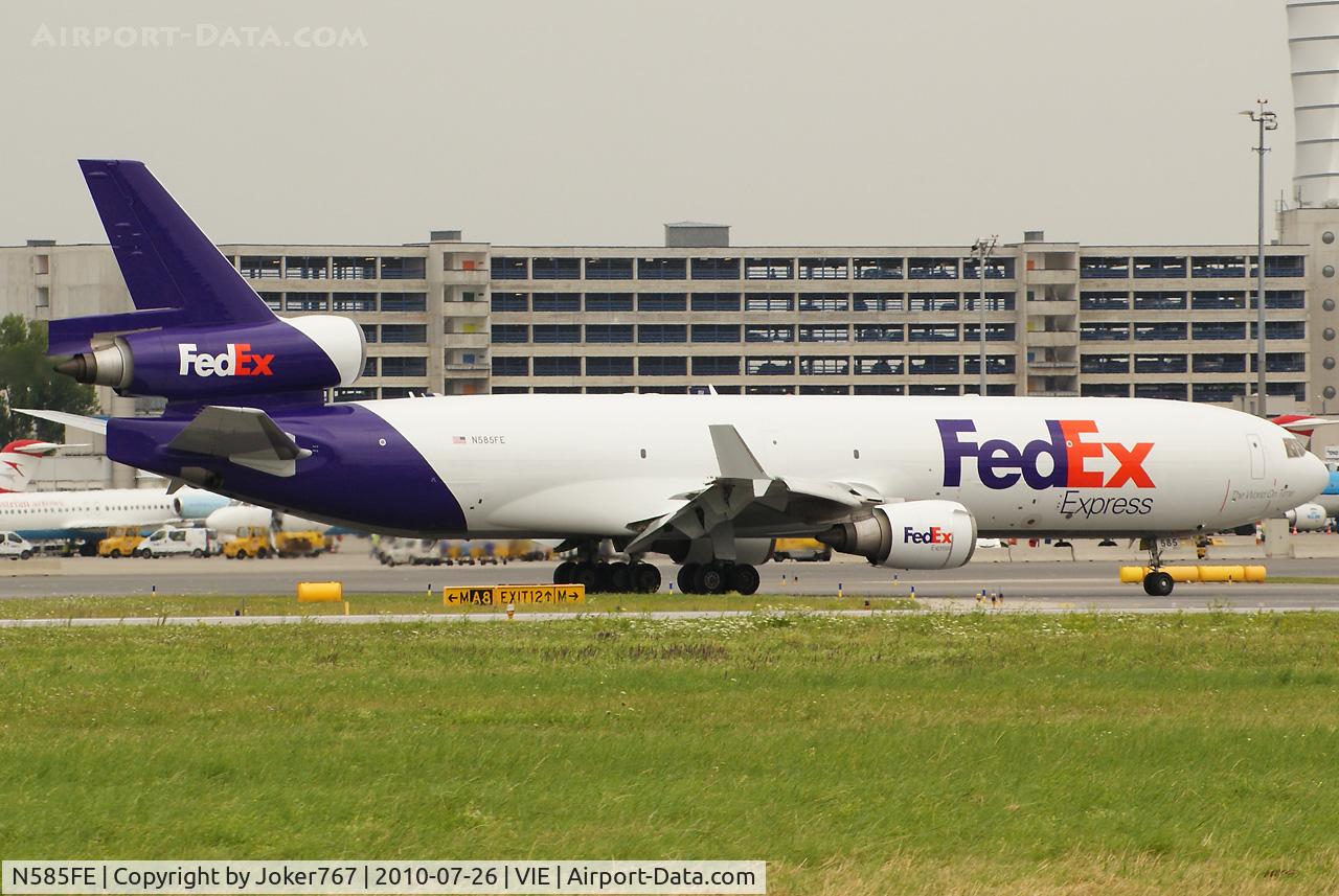 N585FE, 1992 McDonnell Douglas MD-11F C/N 48481, FedEx
