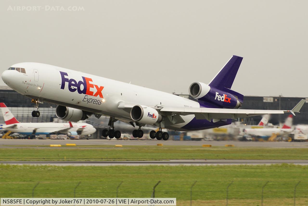 N585FE, 1992 McDonnell Douglas MD-11F C/N 48481, FedEx