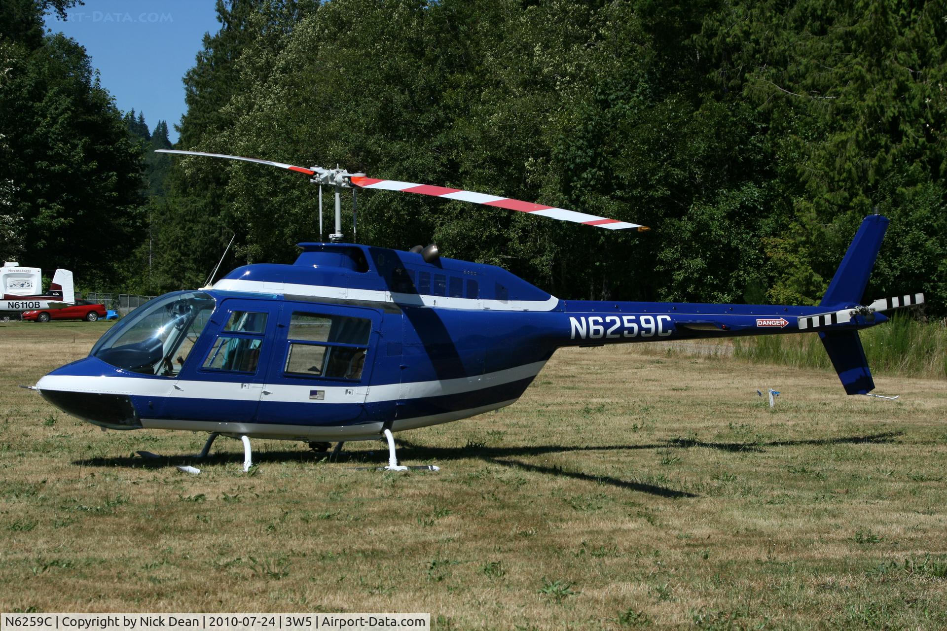 N6259C, Bell 206B C/N 703, 3W5