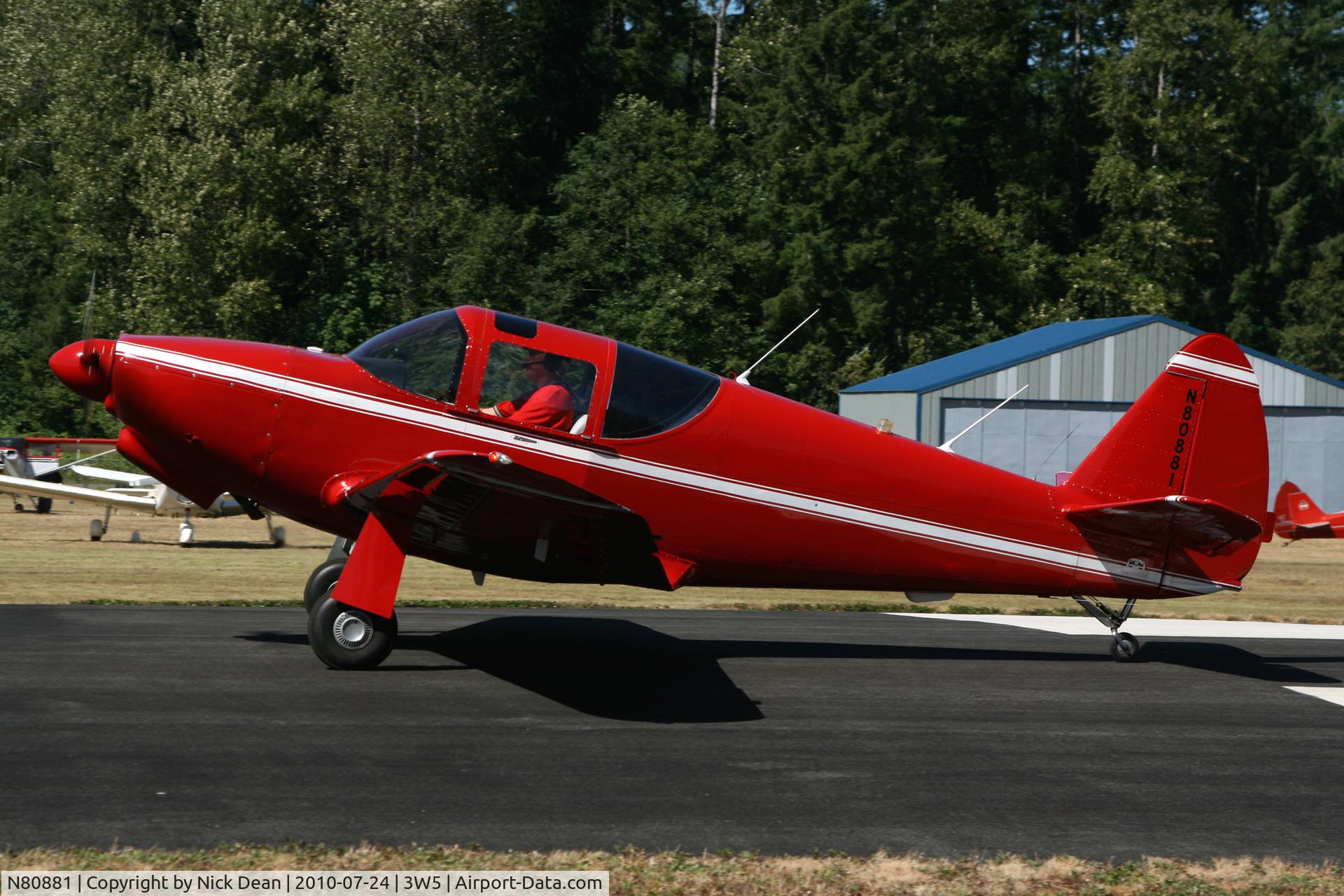 N80881, 1946 Globe GC-1A Swift C/N 284, 3W5
