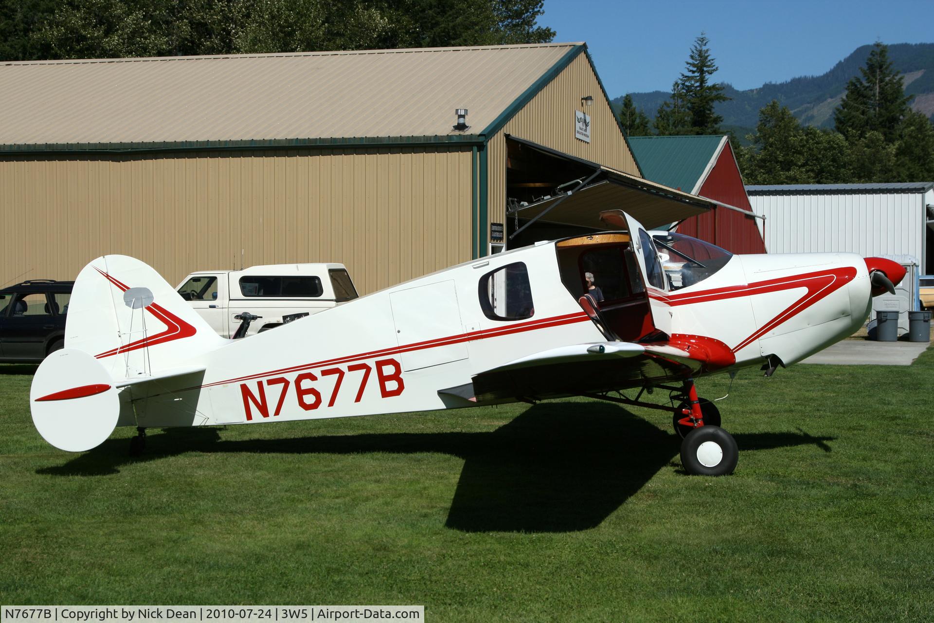 N7677B, 1957 Bellanca 14-19-2 Cruisair Senior C/N 4028, 3W5