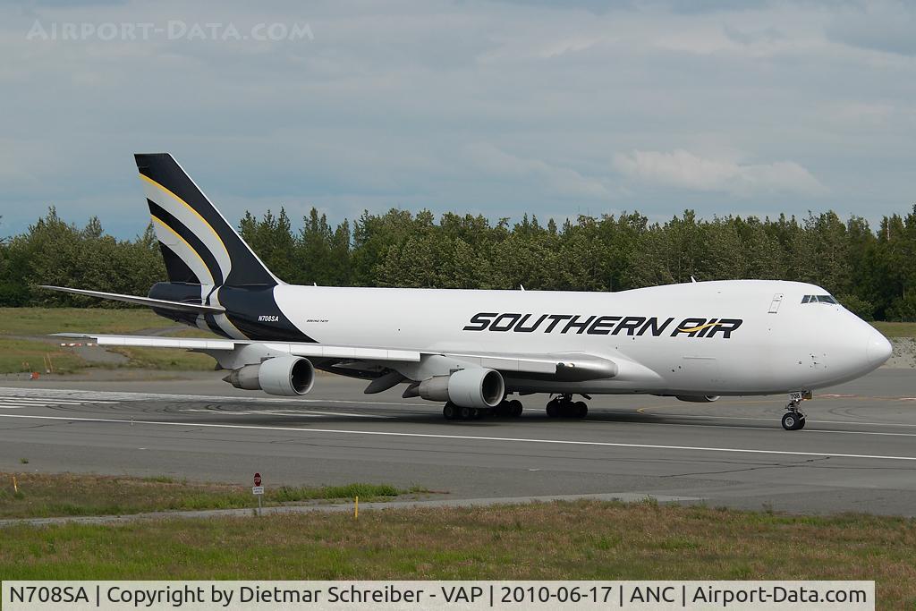 N708SA, 1988 Boeing 747-2B5F C/N 24196, Southern Air boeing 747-200