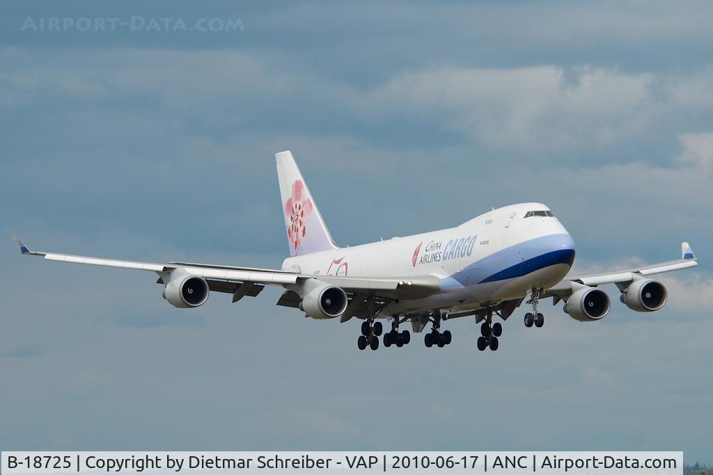 B-18725, 2007 Boeing 747-409F/SCD C/N 30771, China Airlines Boeing 747-400
