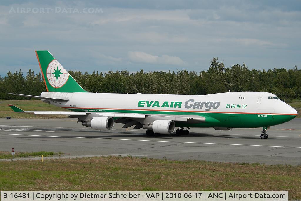 B-16481, Boeing 747-45EF (SCD) C/N 30607, Eva Air Boeing 747-400