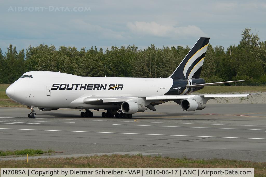 N708SA, 1988 Boeing 747-2B5F C/N 24196, Southern Air Boeing 747-200