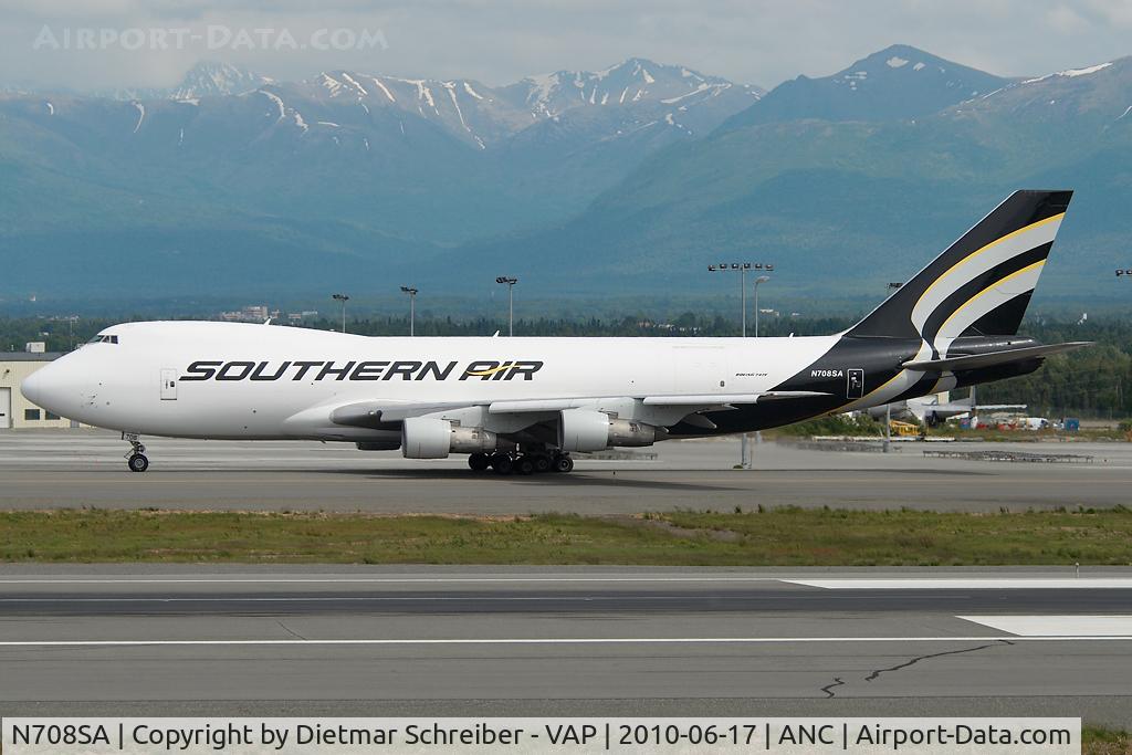 N708SA, 1988 Boeing 747-2B5F C/N 24196, Southern Air Boeing 747-200