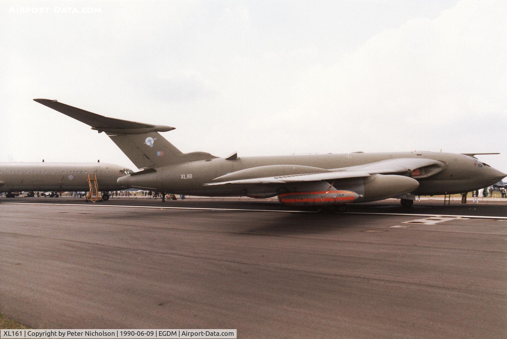 XL161, 1961 Handley Page Victor K.2 C/N HP80/64, Victor K.2 of 55 Squadron at RAF Marham on display at the 1990 Boscombe Down Battle of Britain 50th Anniversary Airshow.