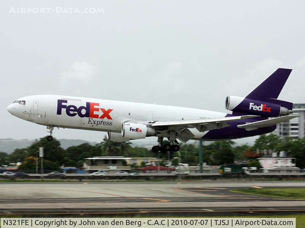 N321FE, 1980 McDonnell Douglas DC-10-30F C/N 47836, Fedex DC 10-30F (47836/330) N321FE @ TJSJ / SJU