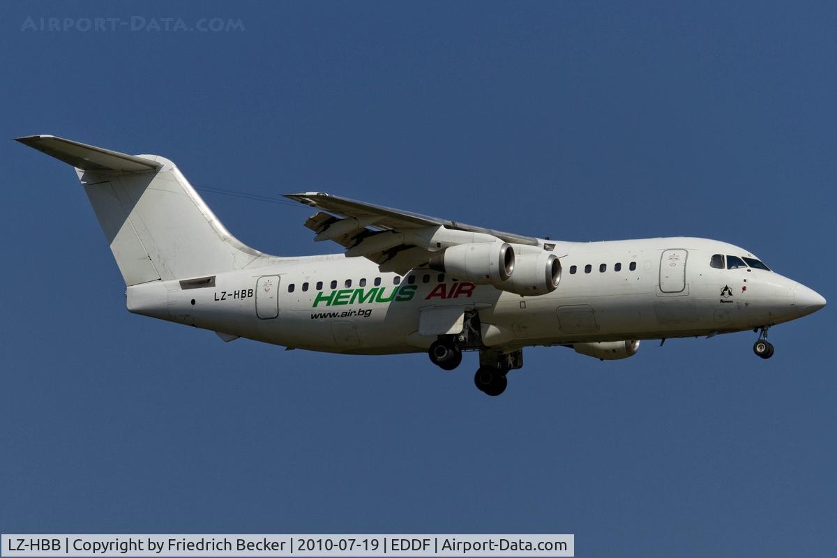 LZ-HBB, 1987 British Aerospace BAe.146-200A C/N E2073, on final RW07R