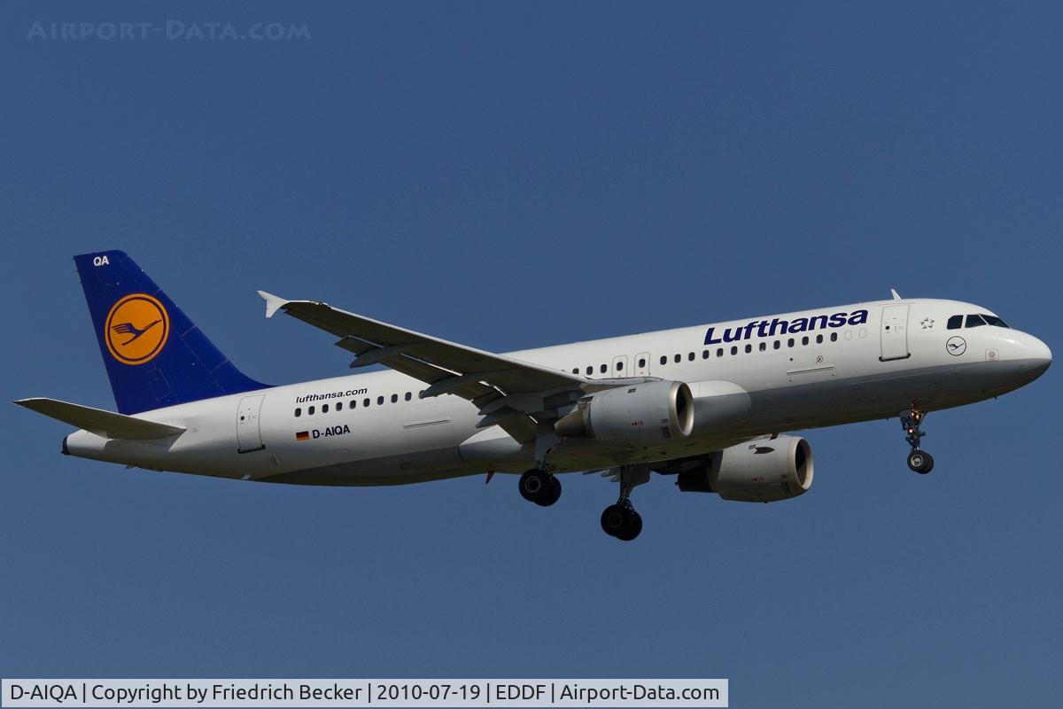 D-AIQA, 1991 Airbus A320-211 C/N 0172, on final RW07R