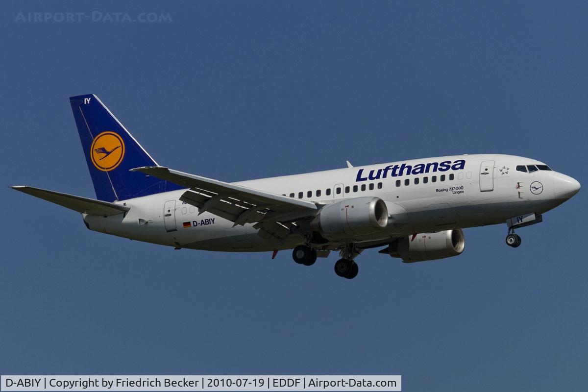 D-ABIY, 1991 Boeing 737-530 C/N 25243, on final RW07R
