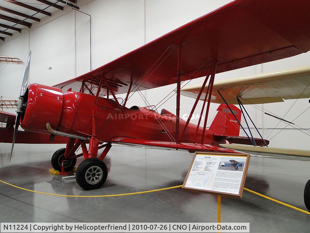 N11224, 1931 Stearman 4-E Junior Speedmail C/N 4026, On display at Yank's Air Museum, Chino, Ca