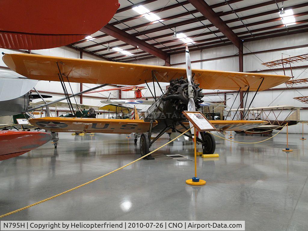 N795H, 1931 Stearman 6L Cloudboy C/N 6004, Displayed at Yank's Air Museum, Chino, Ca