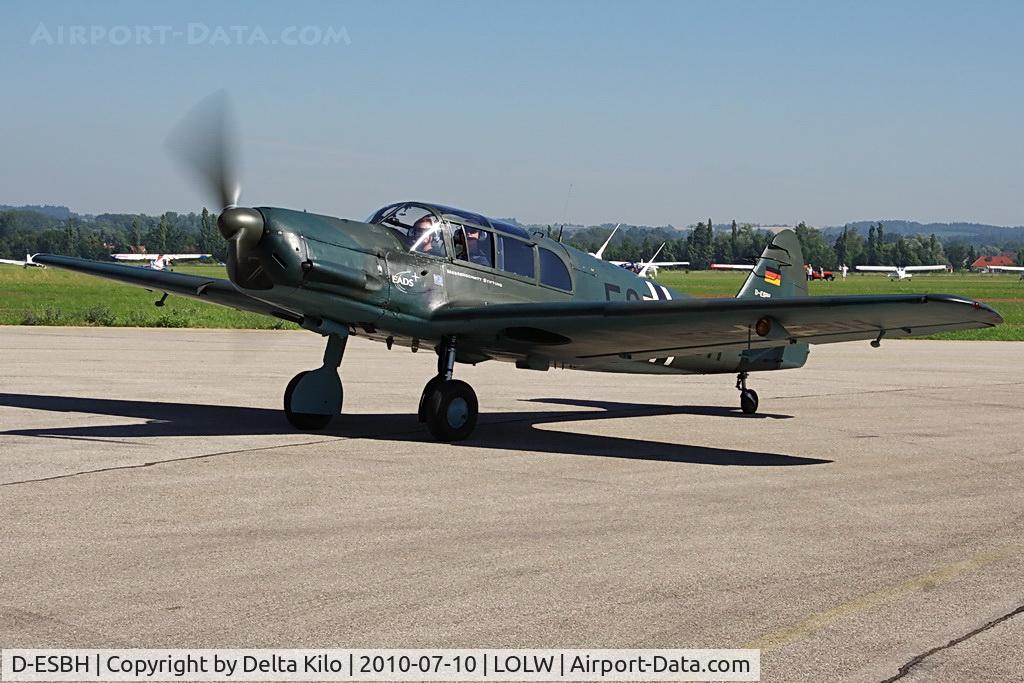 D-ESBH, Messerschmitt Bf-108B-2 Taifun C/N 3701-14, 100 years Airfield Wels-ex D-IJHW, AW167, G-AFZO, HB-ESM