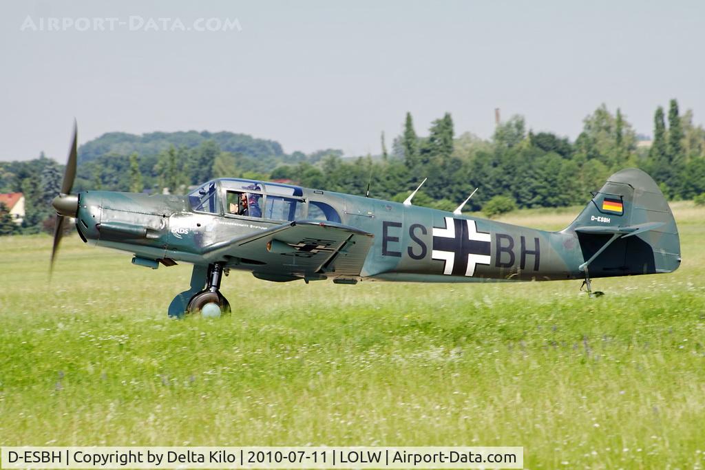 D-ESBH, Messerschmitt Bf-108B-2 Taifun C/N 3701-14, 100 years Airfield Wels-ex D-IJHW, AW167, G-AFZO, HB-ESM