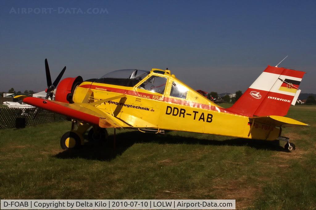 D-FOAB, 1978 PZL-Okecie PZL-106AR/2M Kruk C/N 48040, 100 years Airfield Wels-Gehling Flugtechnik