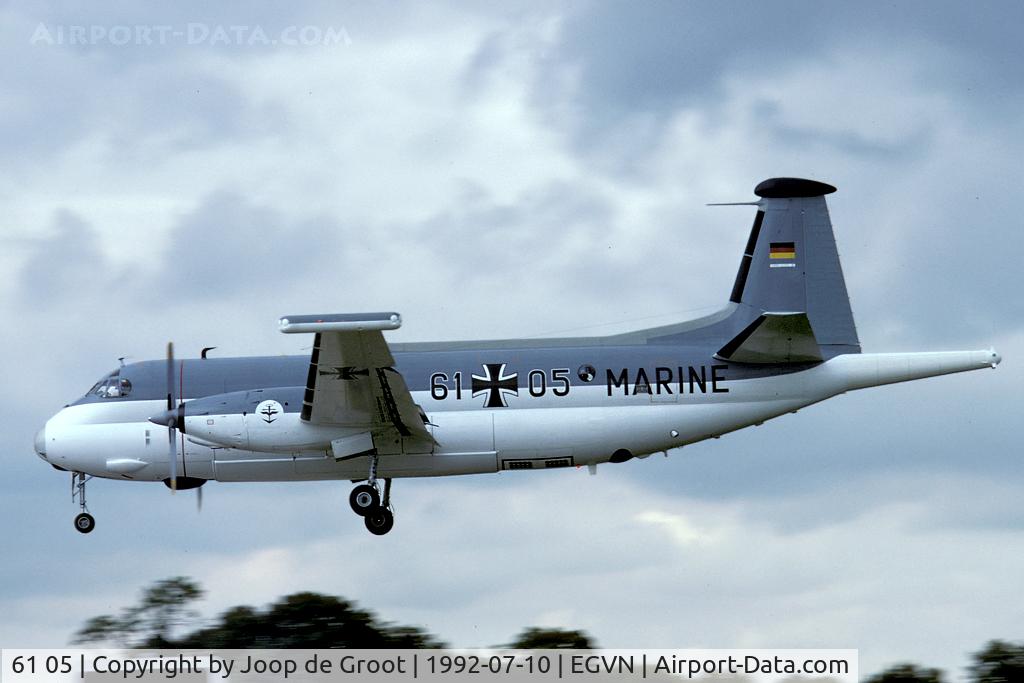61 05, Breguet 1150 Atlantic C/N 10, arrival for the air day 1992