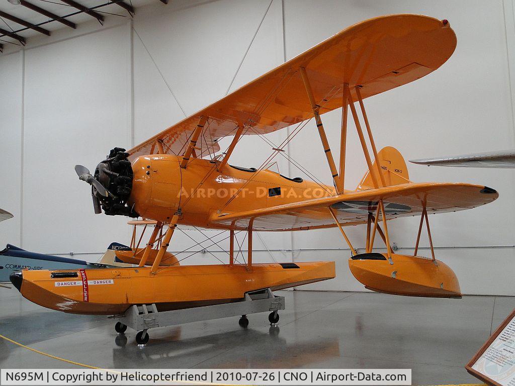 N695M, 1943 Naval Aircraft Factory N3N-3 C/N 4480, N3N-3 