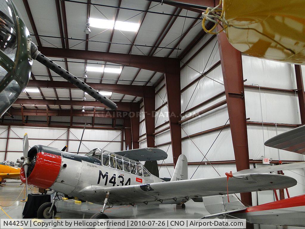N4425V, Consolidated Vultee BT-13B (SNV-2) C/N 79-326, On display at Yank's Air Museum, Chino, Ca