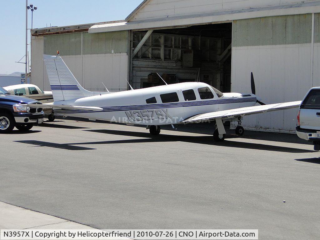 N3957X, 1975 Piper PA-32-300 Cherokee Six Cherokee Six C/N 32-7640003, Parked at the hanger