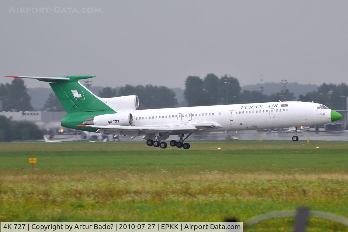 4K-727, 1986 Tupolev Tu-154M C/N 86A727, Turan Air