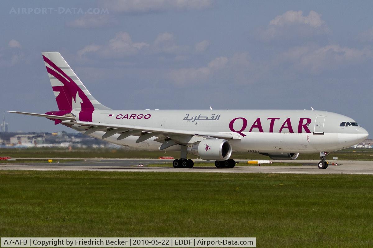 A7-AFB, 1991 Airbus A300B4-622R C/N 614, departing via RW18W