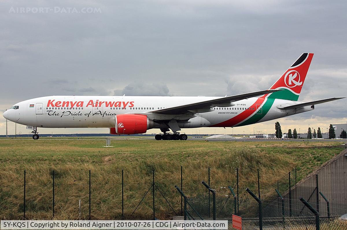 5Y-KQS, 2005 Boeing 777-2U8/ER C/N 33683, .