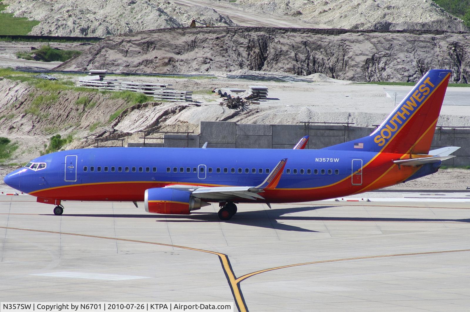 N357SW, 1992 Boeing 737-3H4 C/N 26594, Southwest