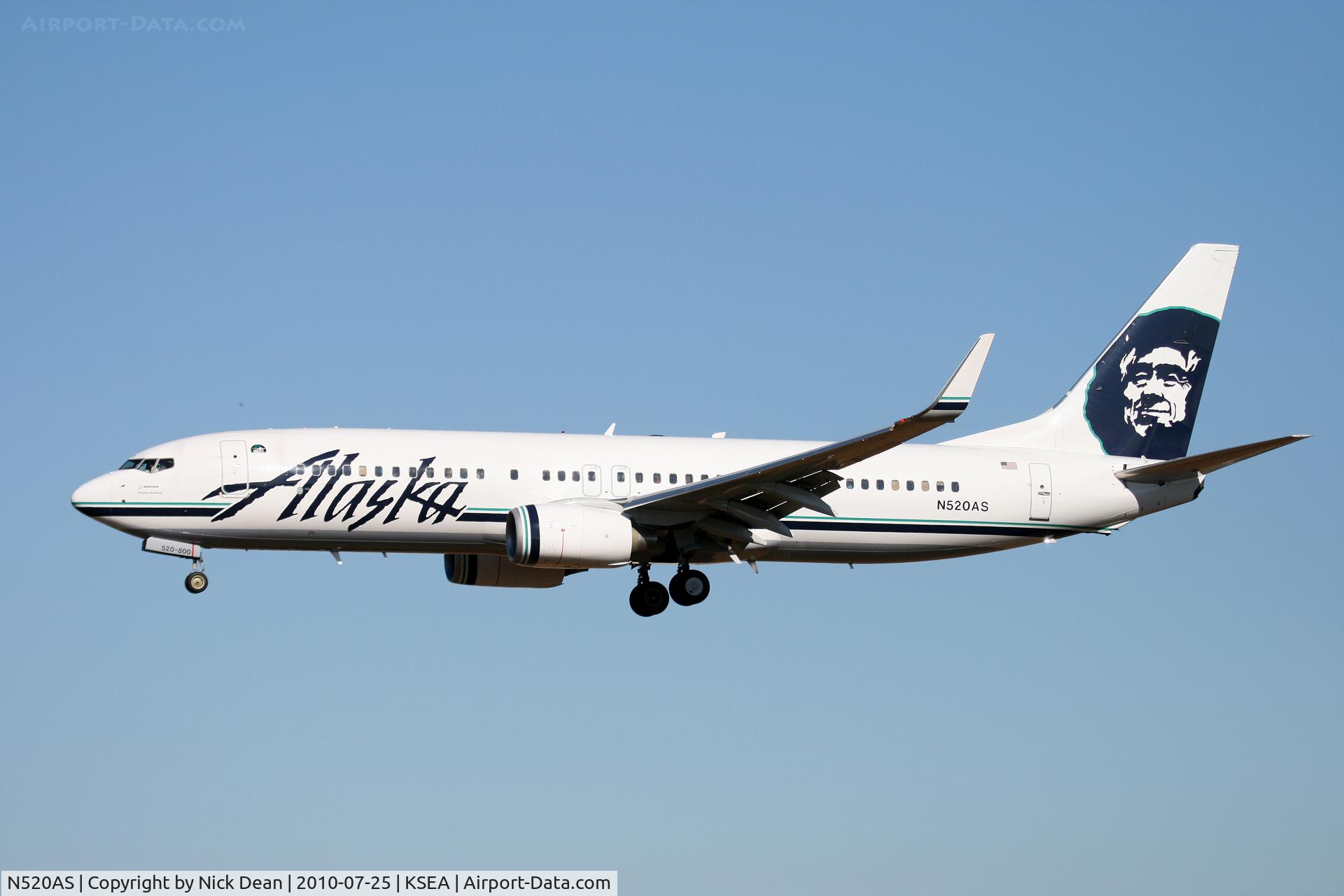 N520AS, 2009 Boeing 737-890 C/N 36481, KSEA