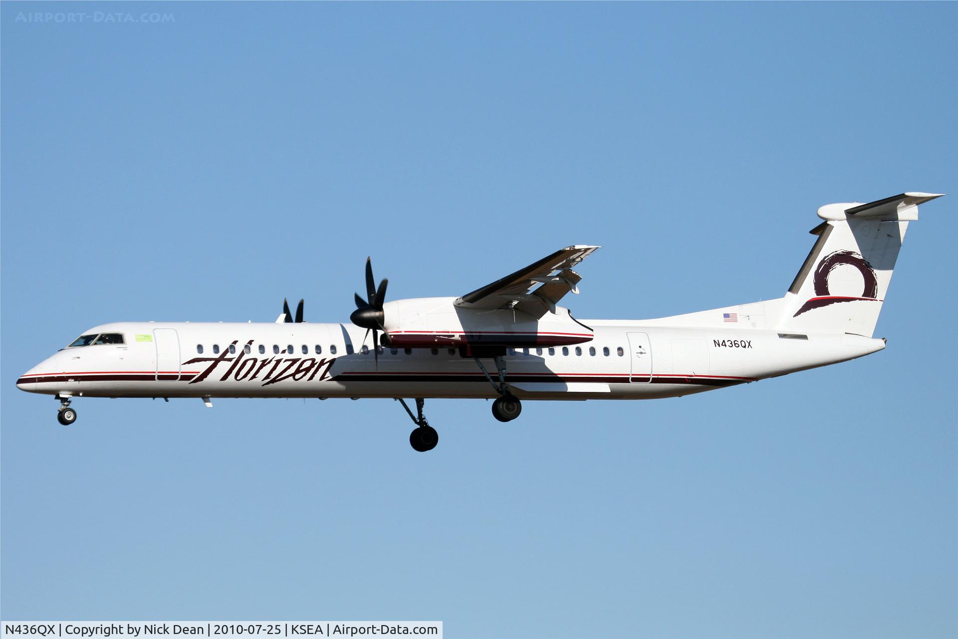 N436QX, 2008 De Havilland Canada DHC-8-402 Dash 8 C/N 4236, KSEA