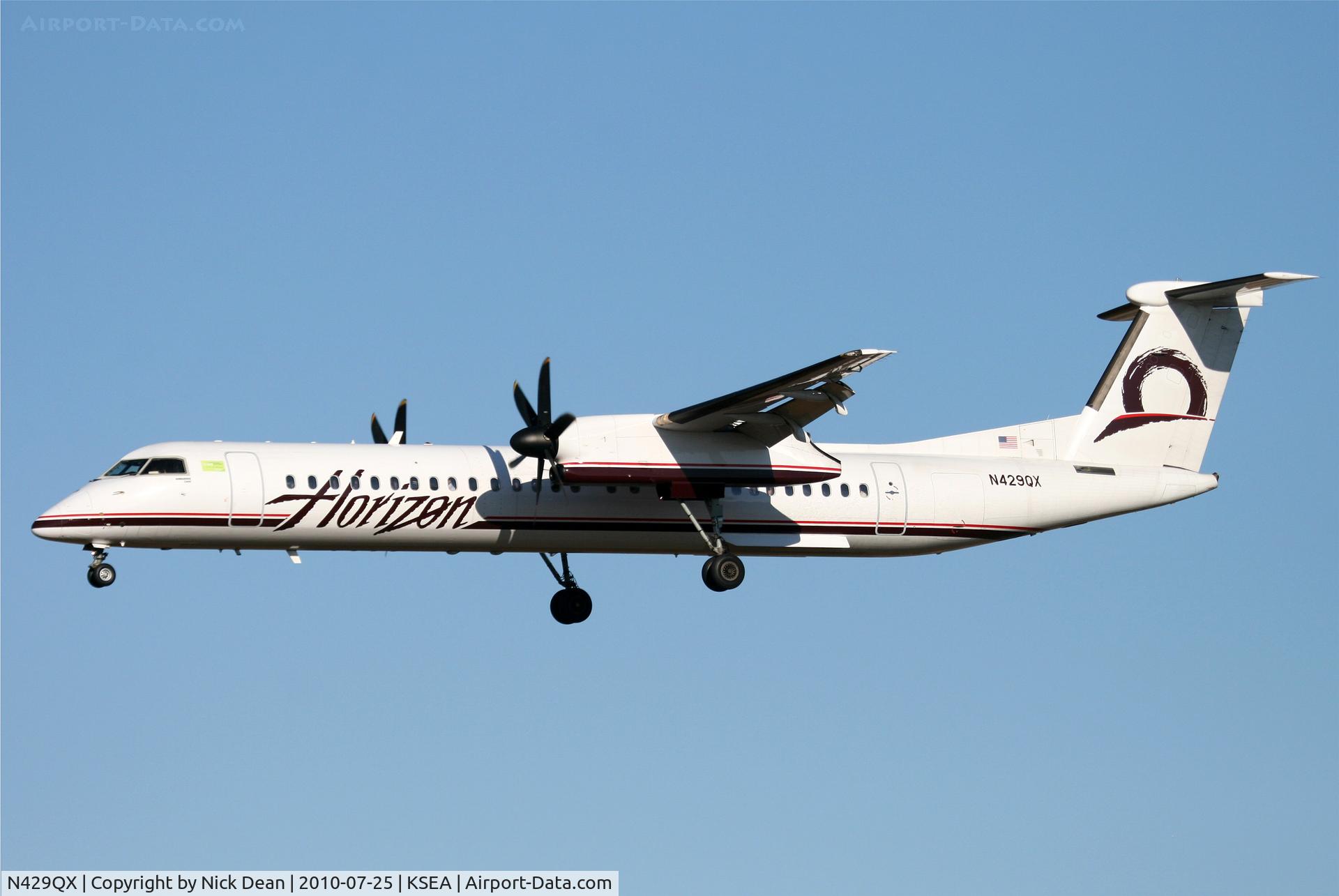 N429QX, 2007 De Havilland Canada DHC-8-402 Dash 8 C/N 4161, KSEA