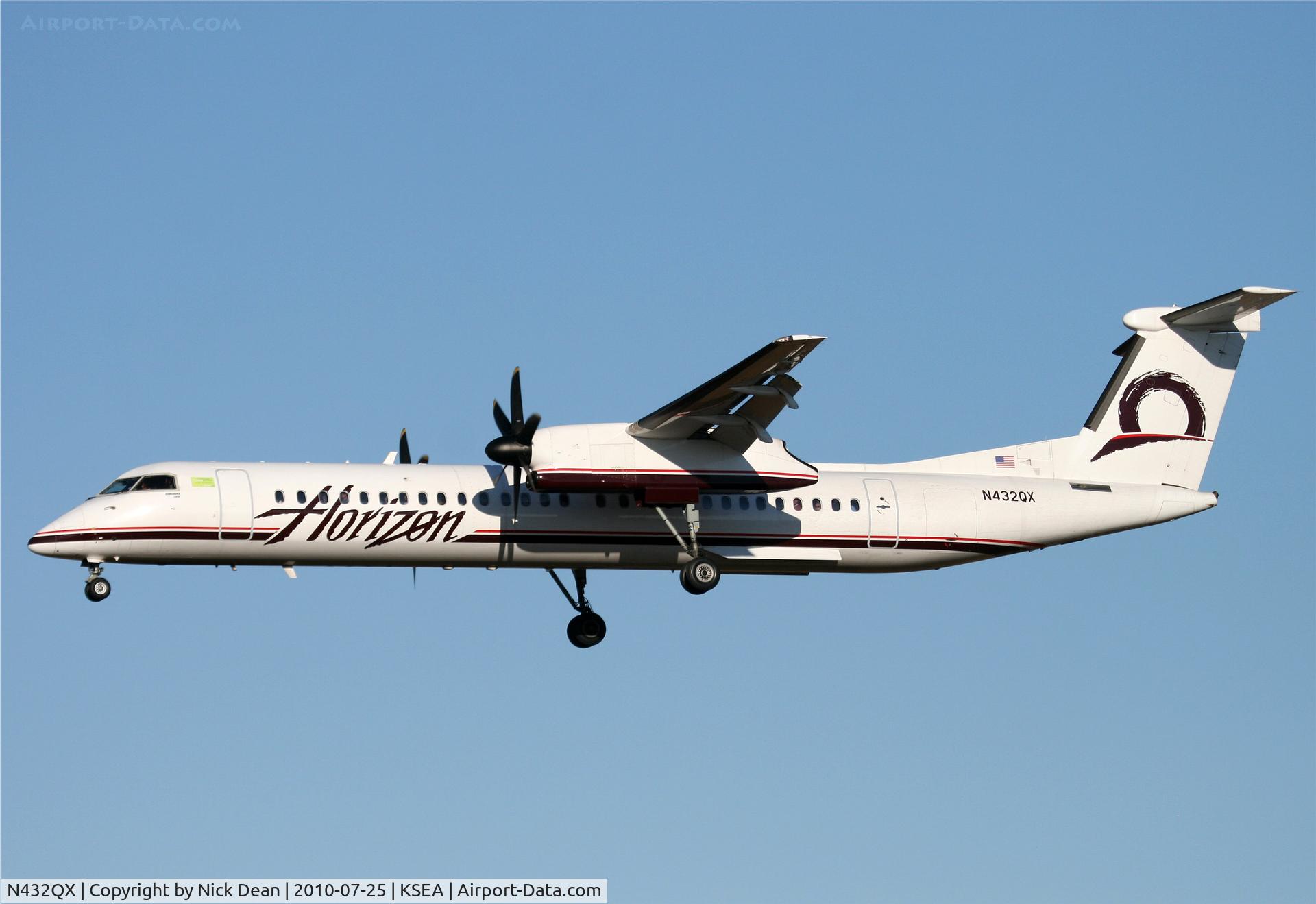 N432QX, 2007 De Havilland Canada DHC-8-402Q Dash 8 Dash 8 C/N 4166, KSEA