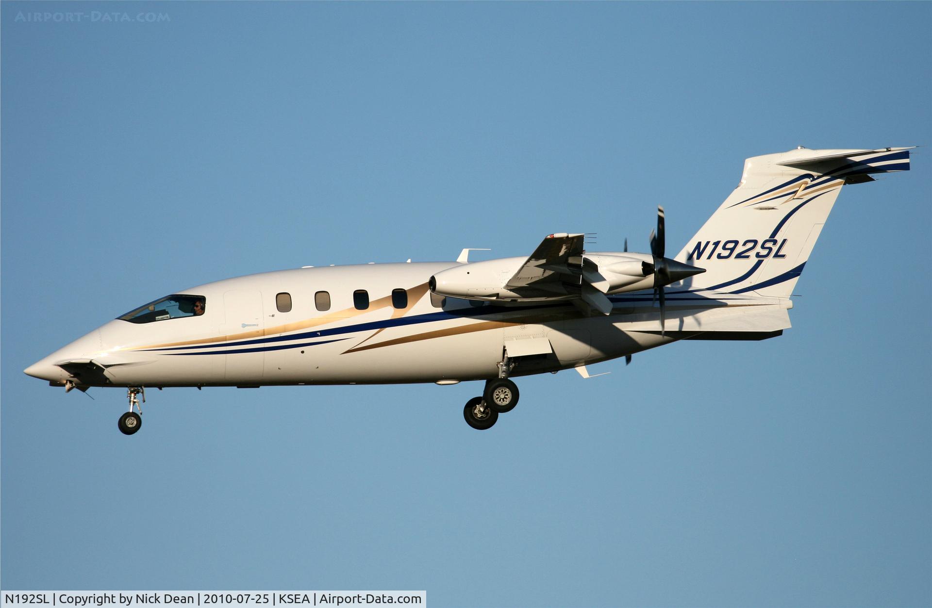 N192SL, 2009 Piaggio P-180 Avanti C/N 1199, KSEA