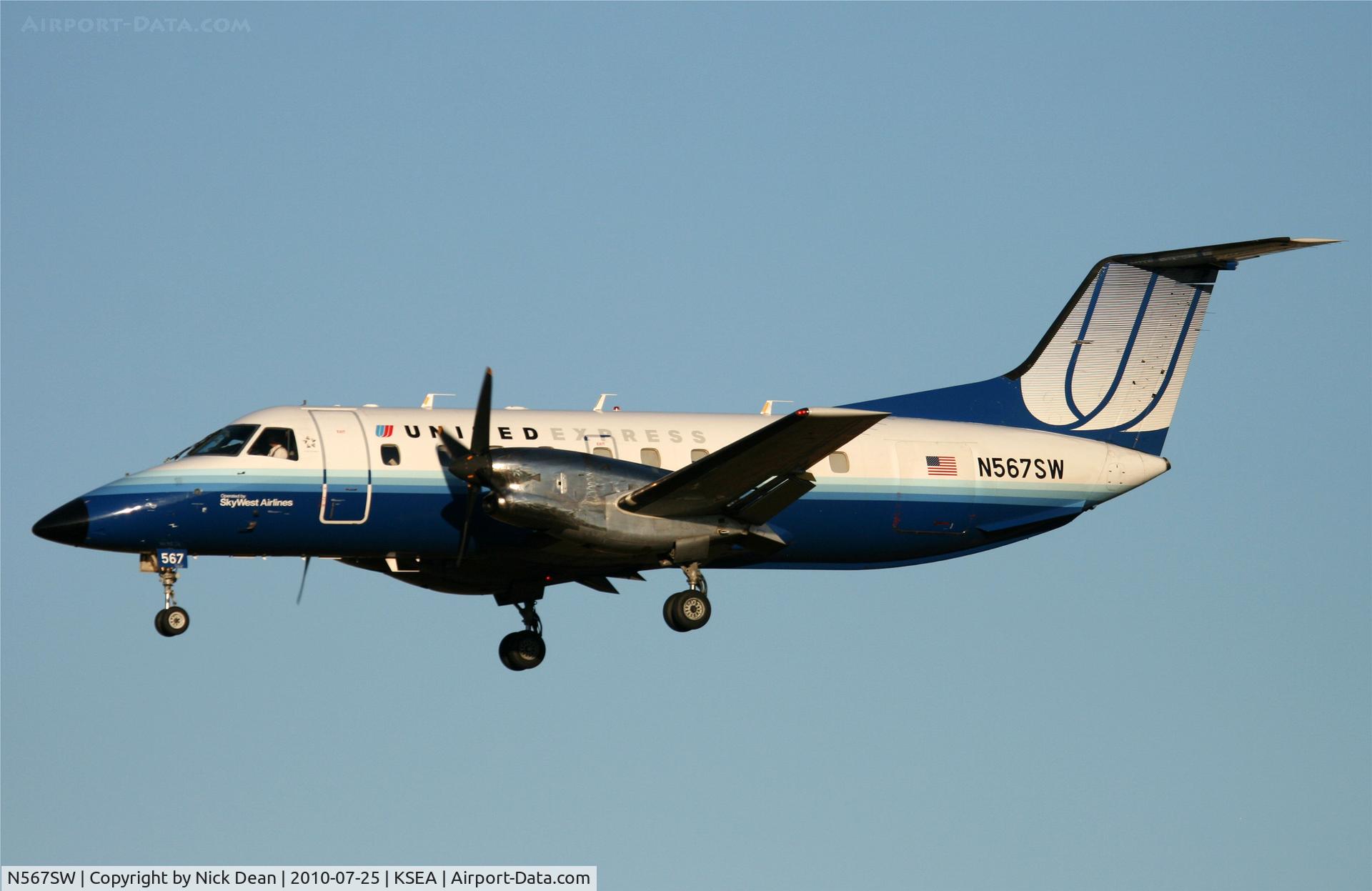 N567SW, 1998 Embraer EMB-120ER Brasilia C/N 120342, KSEA