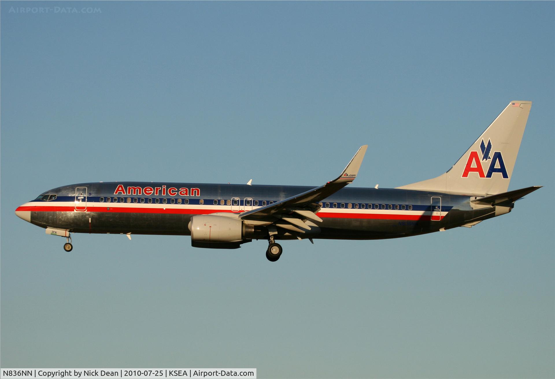 N836NN, 2010 Boeing 737-823 C/N 31095, KSEA