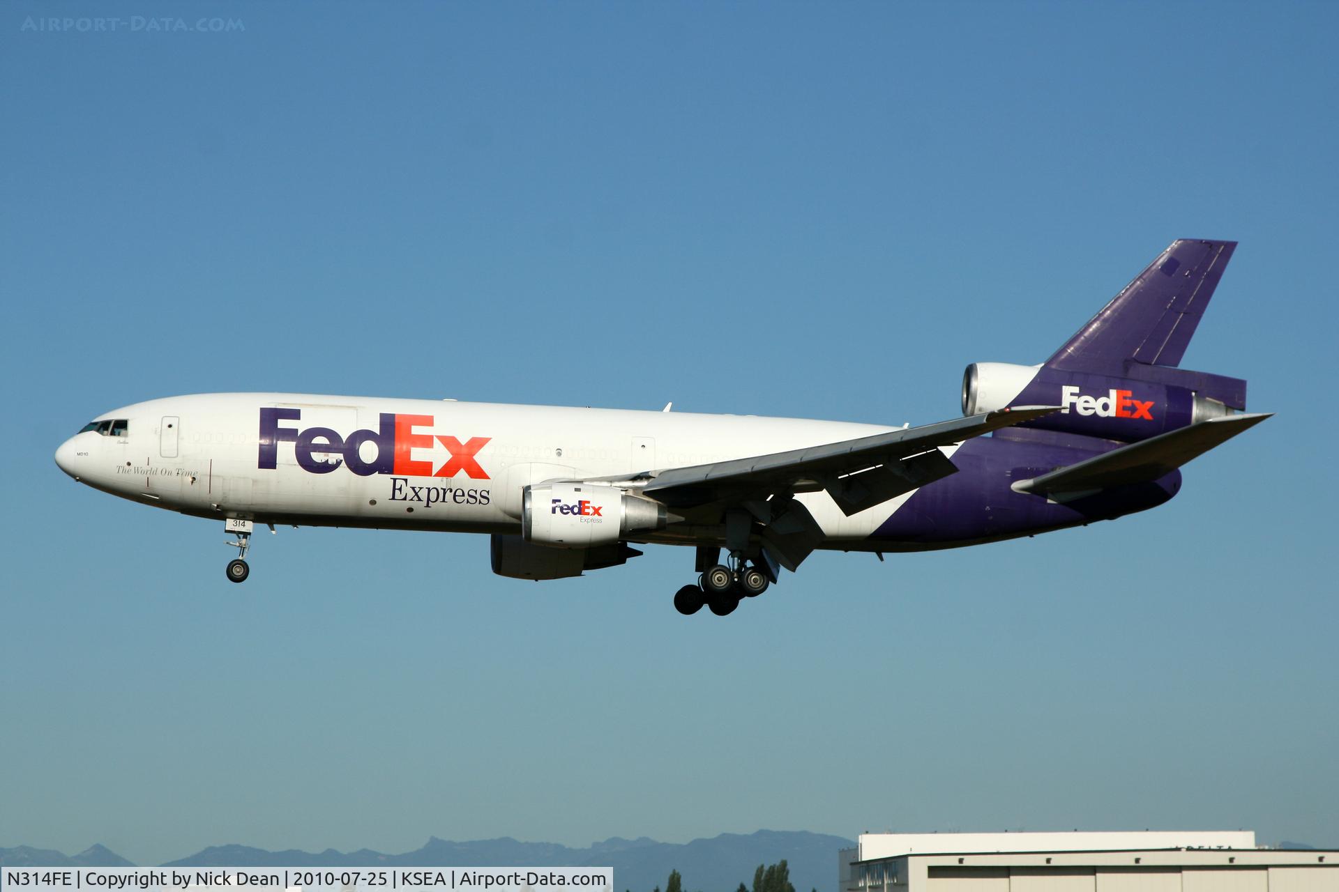N314FE, 1988 Douglas DC-10-30F C/N 48312, KSEA