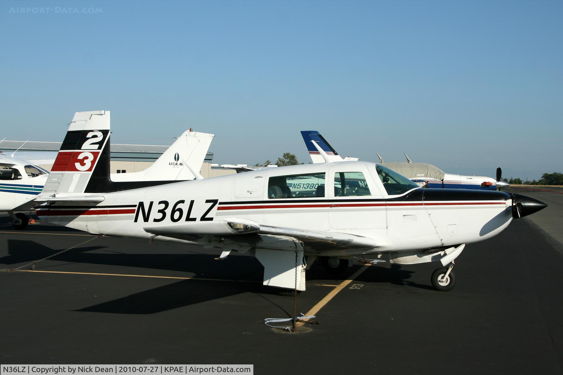N36LZ, Mooney M20K C/N 25-0502, KPAE