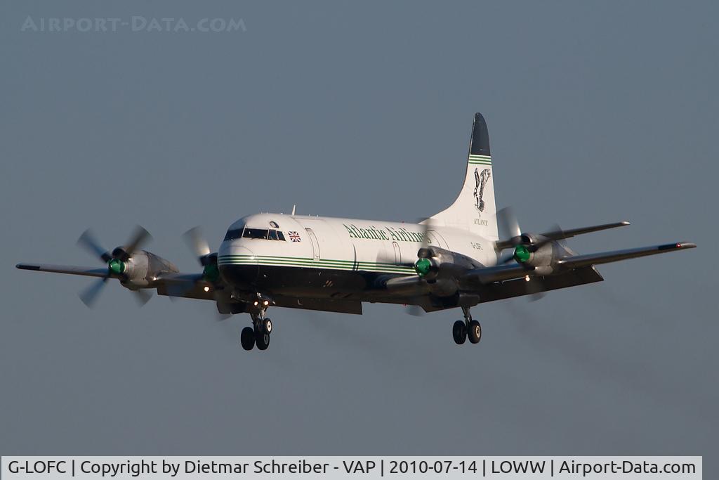 G-LOFC, 1959 Lockheed L-188C(F) Electra C/N 1100, Atlantic Airlines Lockheed Electra