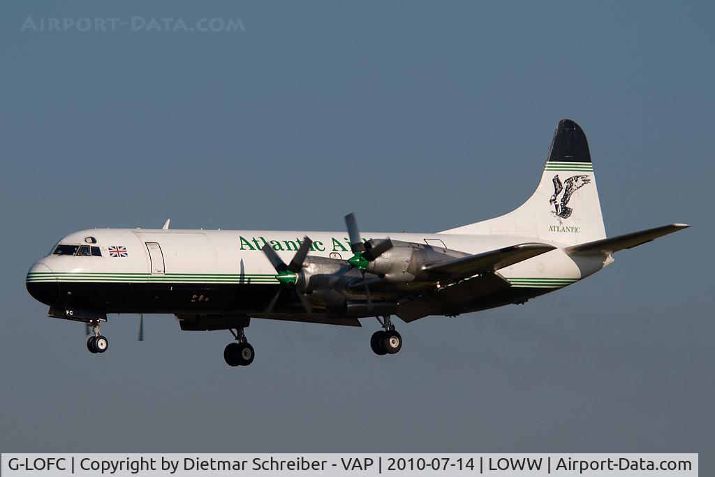 G-LOFC, 1959 Lockheed L-188C(F) Electra C/N 1100, Atlantic Airlines Lockheed Electra