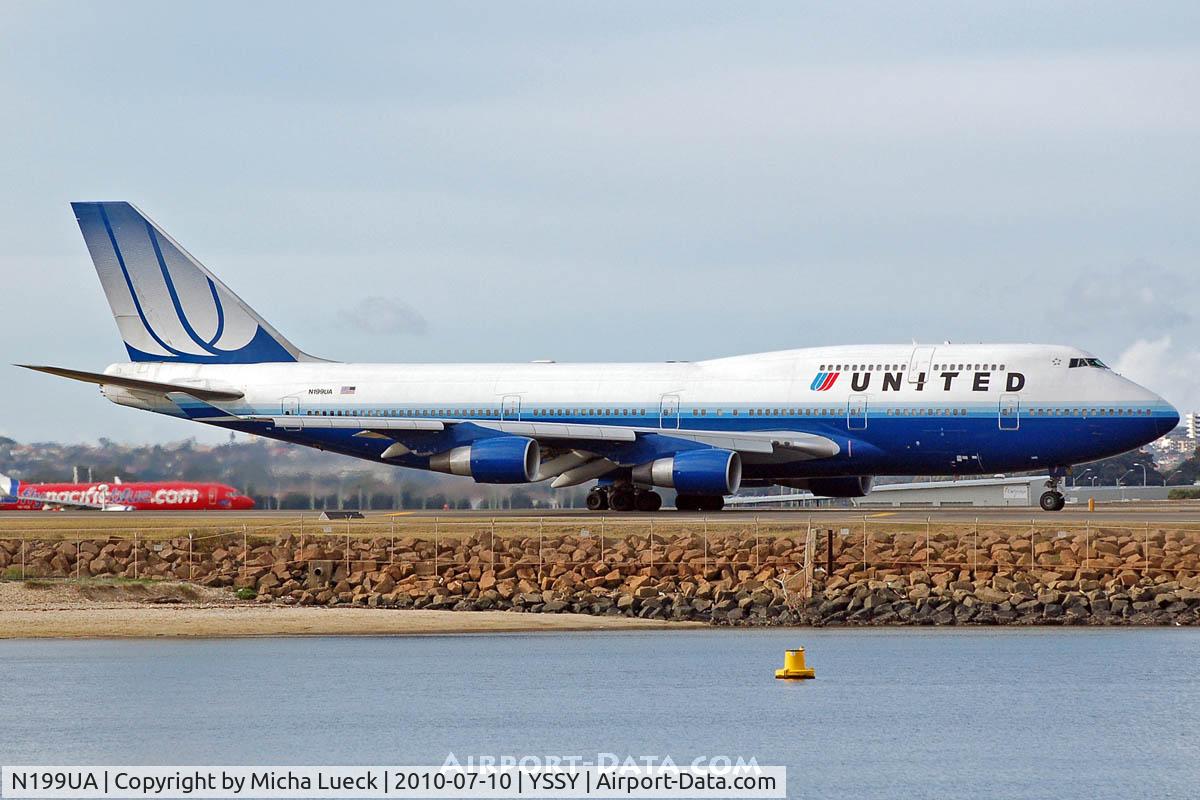 N199UA, 1997 Boeing 747-422 C/N 28717, At Sydney