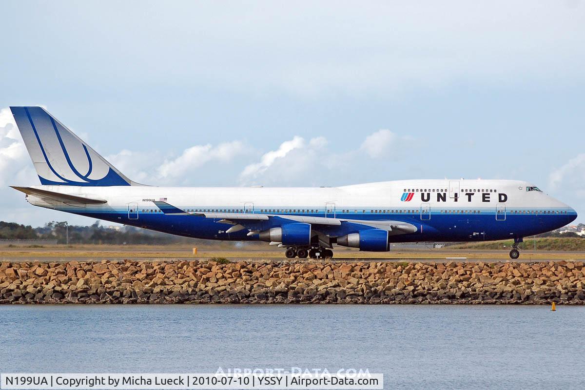 N199UA, 1997 Boeing 747-422 C/N 28717, At Sydney